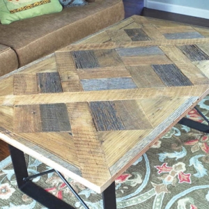 Rustic parquet Coffee table