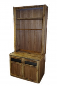 Reclaimed Wood Media Center and Display Cabinet