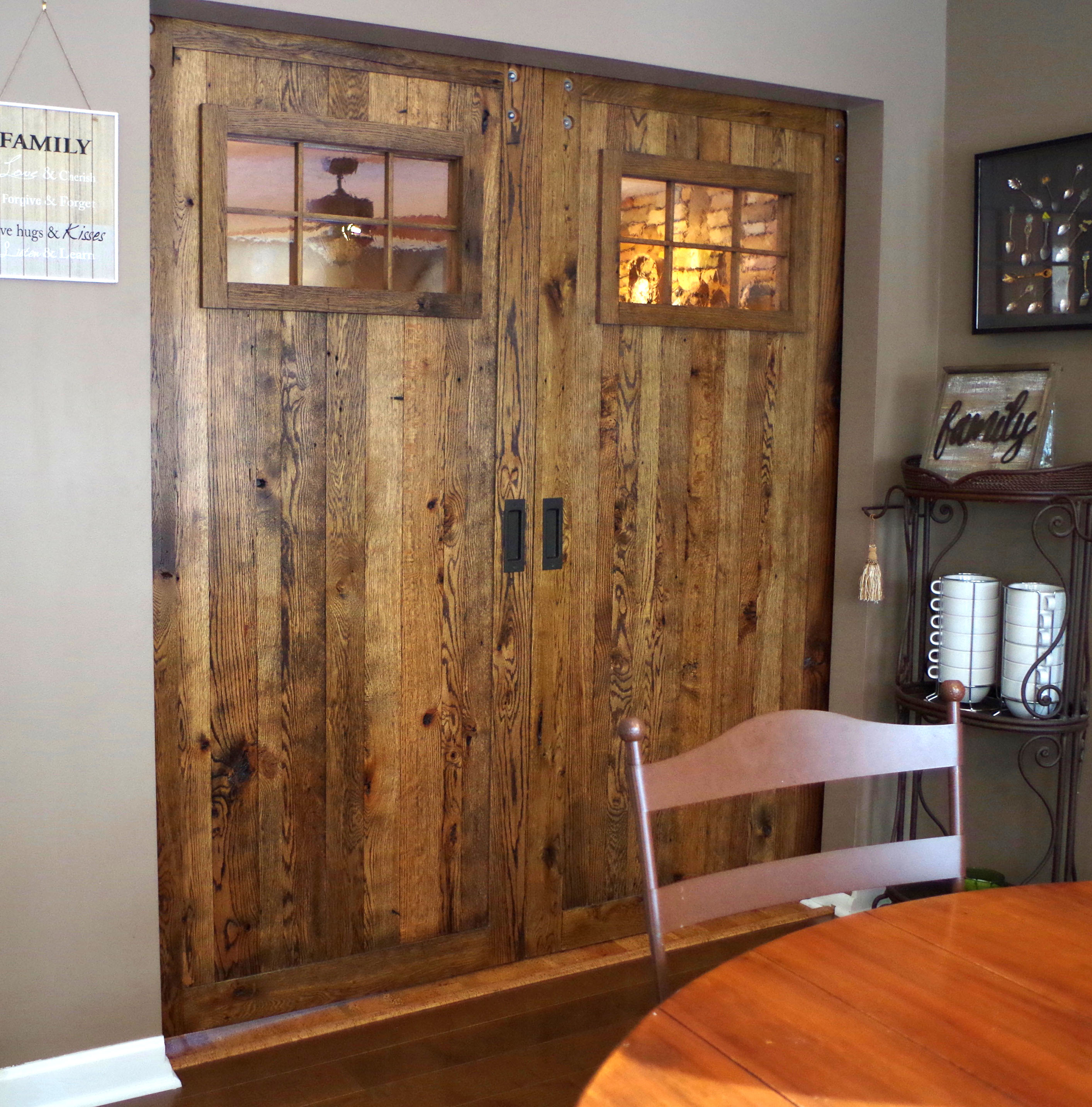Rustic Barn Wood Sliding Doors