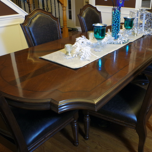 Refinished/Repaired Dining Room Table