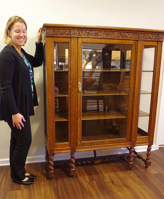 Refinish And Rehab For Ann's Curio Cabinet