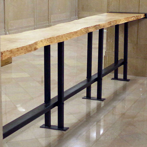 Custom Live Edge Bar for Westin Property in Downtown Cleveland, OH