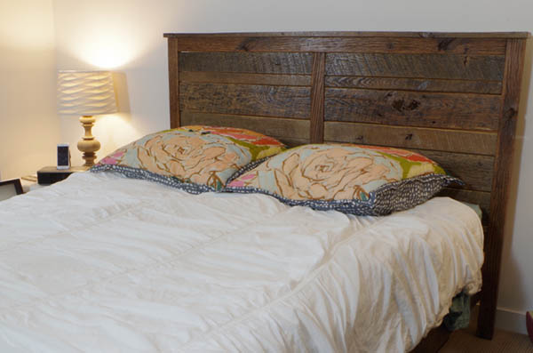 Bed With Barn Siding Headboard