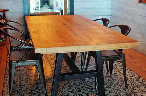 Rustic Oak Dining Room Table