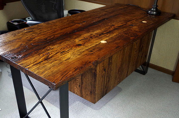 Rustic Oak Desk