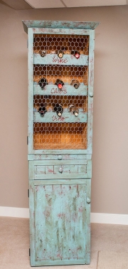 Distressed Wine Cabinet