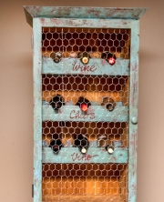 Distressed Wine Cabinet