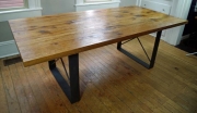 Rustic Barn Oak Harvest Table