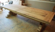 Rustic oak Dining Table from Barn Beams