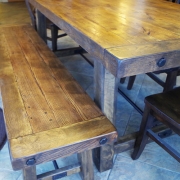 Repurposed Dining Table Oak