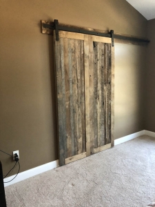 Reclaimed Barn Door Made Of Barn Siding