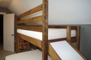 Rustic Wood Bunk Beds For Children