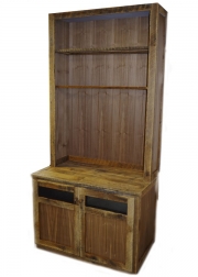 Reclaimed Wood Media Center And Display Cabinet