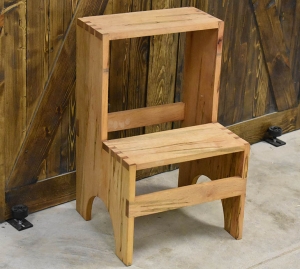 Spalted Maple Stepping Stool