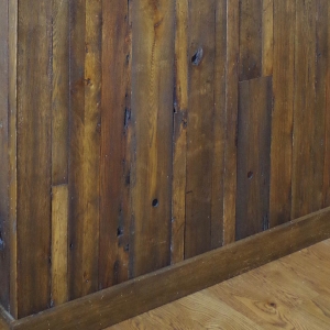 Rustic Oak Shiplap Wall