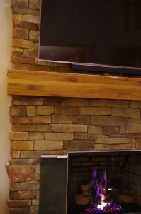 Reclaimed Barn Wood Mantle For Laurie And Bob