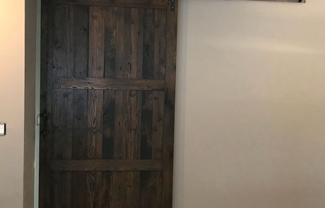 Rustic Oak Barn Doors For Andrew