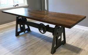 Rustic Standing-Sitting Desk For Robert