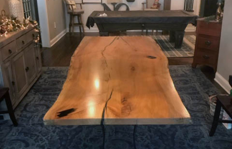 Live Edge Maple Dining Room Table