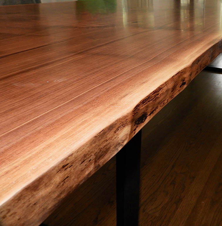 Walnut Live Edge Dining Table For Susan