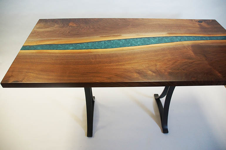Live Edge Epoxy River Dining Tables For Sale Locally Near You (U.S. Only) And Online