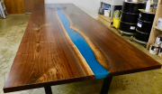 Live Edge River Conference Table - 12 Foot Design