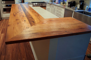 Rustic Oak L-Shaped Countertop Sold Online In 2020