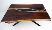 Live Edge River Dining Room Table & Matching River Coffee Table