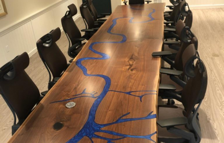 Mississippi River Conference Table In The Office