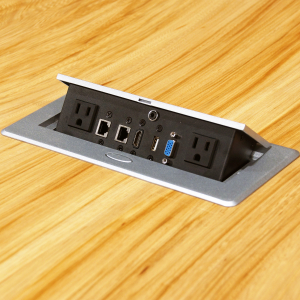 Electrical Outlet On Custom Conference Table