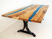Hickory Double River Dining Room Table